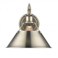  3306-1W AB-AB - Orwell 1-Light Wall Sconce in Aged Brass